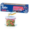 Ziploc Gallon Food Storage Bags, Stand-Up Bottom, Easy to Fill, 22 Count (Pack of 12)