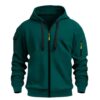 Zipup Hoodie Men Oversized Cool Athletic Streetwear for Workout Office
