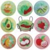 ZIRKIT 8Pcs Acrylic Shiny DIY Diamond Coasters for Adult Beginners