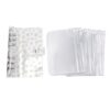 ZJchao Clear PVC Binder Sheet Protectors with Metal Rings, Transparent