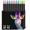 ZMoal Double Headed Two Color Acrylic Marker Pen 36 pieces of 72 for Painting Paper Wood Glass Cloth Double Ended Pen