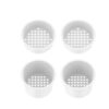 ZMoal Microgreens Growing Kit for Jars Deep and Shallow Seed Sprouter Inserts Hydroponic Growing Trays for Peas Mung Basil Kale and Indoor Gardening(4 Pcs)