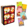 ZMoal Sushi Go Pick and Pass Card Game,Multi Colored Family Board Game