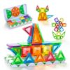 ZNZ Mini Magnetic Tiles 36PCS Travel Set with Case