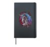 Zombie Unicorn Gothic Halloween Goth Punk Rock Emo Horror Hardcover Journal, Black