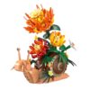 Zonesyond Snail Building Set with Flowers for Girls Age 14+