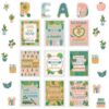 Zonon 45 Pcs Boho Greenery Reading Bulletin Board Classroom Poster Set