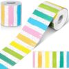 Zonon Classroom Bulletin Board Border 65 Feet Polk Dot Stripes Straight Rolled Trim Classroom Borders for Bulletin Board Decorations School Home(Watercolor)