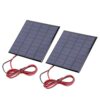 Zopsc 2W Polysilicon Solar Panel, 9V DC Solar Charger Module