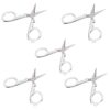 Zopsc Foldable Mini Scissors, 5 Pack with Portable Design
