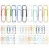 Zorveiio 40 Packs Large Paper Clips 4 Inch, Jumbo Metal Paperclips with Smooth Coating, 3.94"×1.02" Oversized Clips for Office Documents Papers Home Organization, 10 Colors with 4 of Each Color