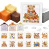 Zoyeven 24 Pcs Fall Crafts for Kids Adults DIY Jigsaw Puzzle Coloring Art Kit with Pens Autumn Party Favors Thanksgiving Classroom Activities Supplies Bulk School Projects Group Fun Gift
