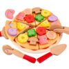 ZQsmgs Pizza Cutting Play Food Set, Magnetic Slicing Pizza Toy