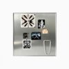 ZUBBLINORA Metal Framed Stainless Steel Magnetic Board for wall
