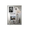 ZUBBLINORA Stainless Steel Magnetic Bulletin Board for wall