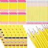 Zubebe 72pcs Back to School Pencil Glue Stick Composition Book Gift,Pencil