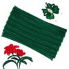 ZXIIXZ 100 Pcs Pipe Cleaners, Green Fuzzy Pipe Cleaners Craft