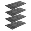 ZyvermontX 4-Pack Heavy Duty Garage Wall Shelving 48.03x18.11x8.66 in