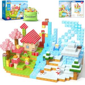 110PCS Magnetic Blocks - Build Mine Magnet World Magic Sword Portal Set