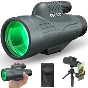 12x56 High Powered Monocular Telescope for Adults with Low Light Vision