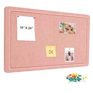 18"x24" Large Felt Bulletin Board, Foldable Pin Board
