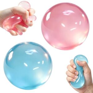 2PCS Coconut Oil Stress Ball, 2026 New Squishy Coconut Squeeze Stress Shapeable Ball, Soft Novelty Toy,Slow Rising Squeeze Balls, Portable Desk Squishies for Relaxation and Stress Relief