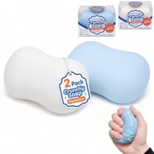 2Pcs Crunchy Soap Squishy, Asmr Crunchy Squishy, Slow Rising Squishy Toys