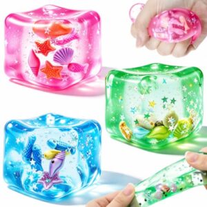 3 Pack Soft Stress Ball Fidget Toy with Marine Shells