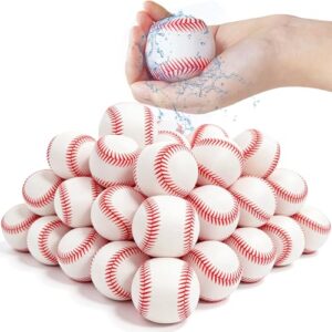 40 Pcs 2 Inch Water Splash Balls,Mini Water Bomb Absorbent Baseball Toys for Swimming Pool,Water Games Toys for Kids,Summer Beach Pool Party Favors