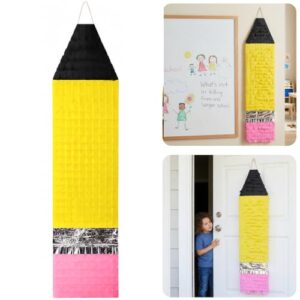 47'' x 12'' Pencil Classroom Fringe Decoration, Pencil Hanging Streamer