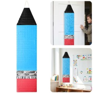 47'' x 12'' Pencil Classroom Fringe Decor, Pencil Hanging Streamer