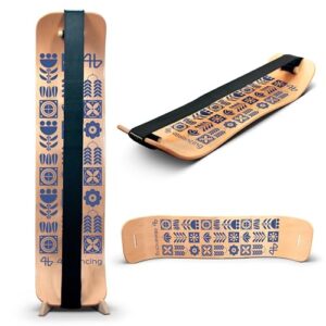 4Balancing Balance Board for Kids - Slackline Wooden Wobble Board