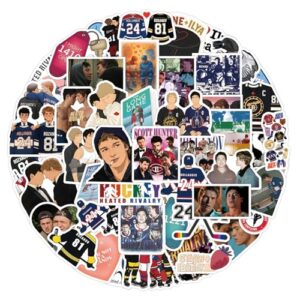 60pcs Heated Rivalry Cartoon Stickers for Teens Laptops,Cool Trendy BL Stickers Vinly Waterproof Decals for Adutls Computers Phone Water Bottles Luggage Journal
