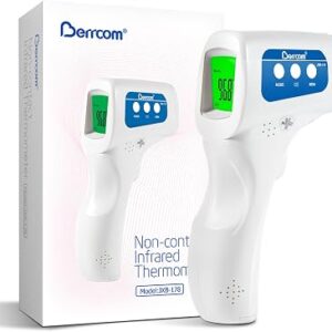 Berrcom Thermometer, 3 in 1 Contactless Infrared Fever Check Thermometer for Forehead, Ideal for Baby, Infant, Kids, and Adults, Batteries Not Included, JXB-178 (White)