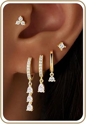 M MOOHAM Dangle Earrings Hypoallergenic Set