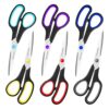 6 Pcs 8” Scissors, Sharp Stainless Steel Comfort Grip for Everyday Use