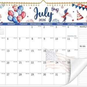 2026-2027 Wall Calendar, 14.5″ x 11.8″ 18 Month Watercolor
