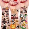 BESTIEPAL 166Pcs Halloween Tattoos