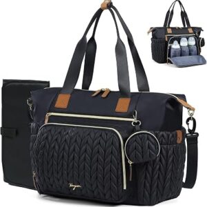 Diaper Bag Tote, Large Baby Hospital Bag for Labor Delivery Mom