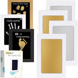 Inkless Baby Hand and Footprint Kit,Clean-Touch Ink Pads