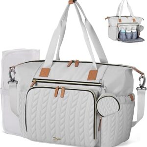 Diaper Bag Tote, Large Baby Hospital Bag for Labor Delivery Mom