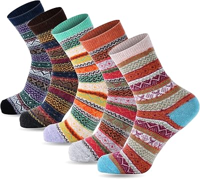 YANGYANG 5 Pairs Winter Socks