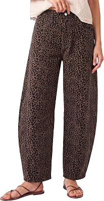 LUVAMIA Barrel Jeans
