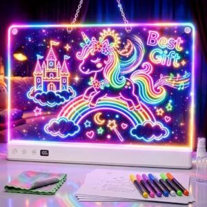 Rechargeable LED Drawing Board for Kids Birthday Christmas Gift for Girls