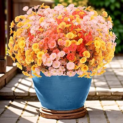 LETUOCLIPS Artificial Morning Glory Flowers