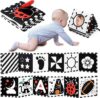URMYWO Black and White Baby Toy, Tummy Time High Contrast Newborn Toys