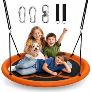 EVERYFUN 43 Inch Saucer Tree Swing