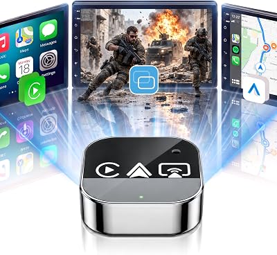 WATSABRO 3-in-1 Wireless CarPlay Adapter
