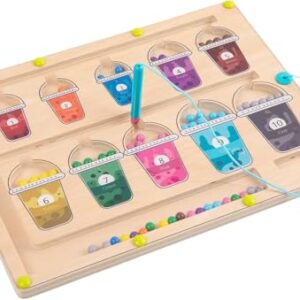 Adena Montessori Magnetic Color & Number Learning Game, 3-5y