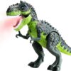 AHCo. Trex Dinosaur Toys for Kids 3-5, Small Electric Walking Tyrannosaurus Rex Dino for Toddler Boys, Best Gifts for Age 3 4 5 6 7 Year Old, Light, Sound & Spray
